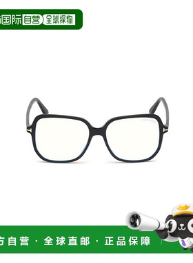 香港直邮Tom Ford 黑色徽标平光镜 FT5578-B