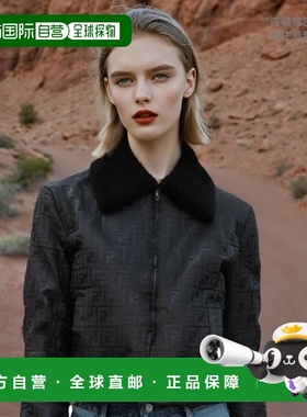 香港直邮Fendi 徽标拉链休闲夹克 FAN172AT85