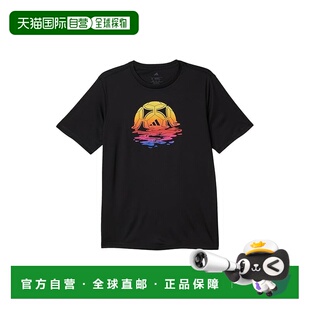 1h可退 香港直邮adidas 阿迪达斯 男童 涤纶运动T恤(大童)童装