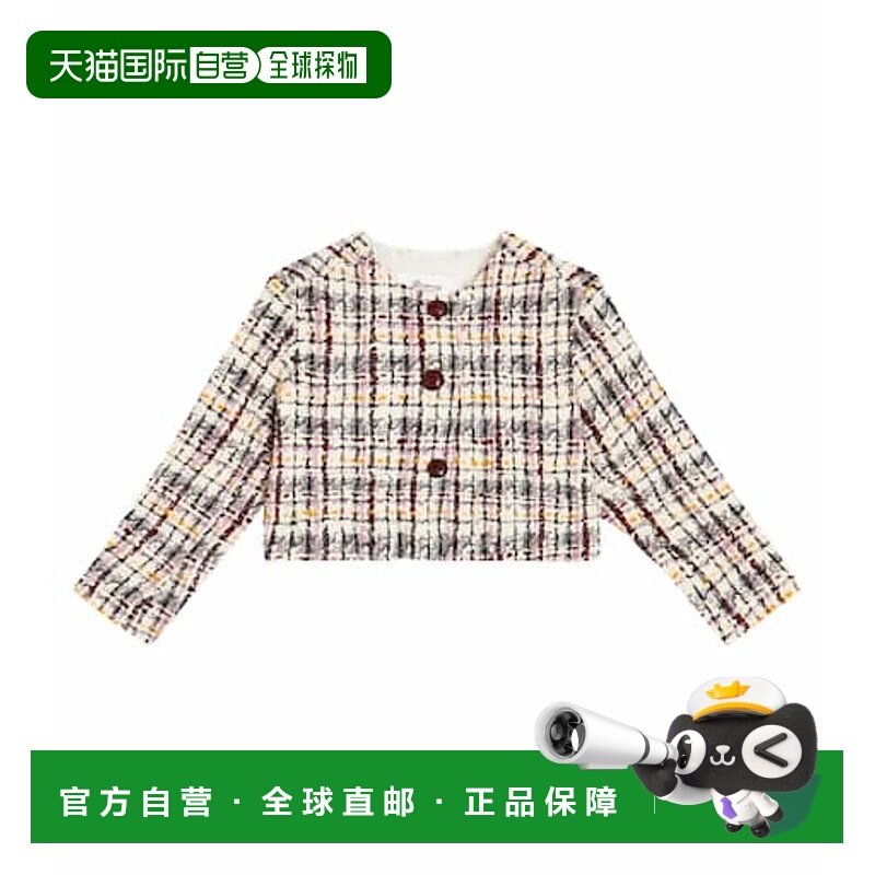 香港直邮Bonpoint 女童 Tabitha 花呢夹克童装 colorful花色 舒适