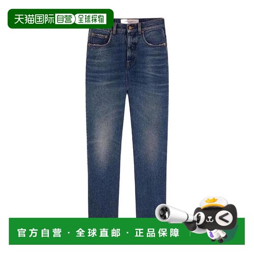 香港直邮GOLDEN GOOSE 女士 徽标牛仔裤 GWP00843P000621喇叭