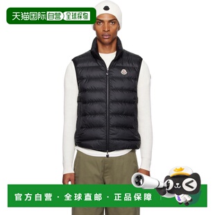 1h可退 香港直邮Moncler 盟可睐 男士 黑色 Rocoque 羽绒马甲 K20