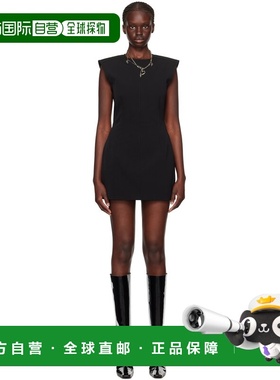 1h可退 香港直邮Acne Studios 艾克妮 女士 黑色圆领连衣裙 A2063