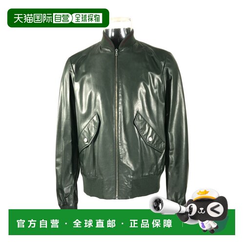 自营Gucci 长袖拉链皮夹克 389781XG105