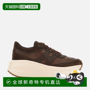 欧洲直邮Hogan H696棕色运动鞋