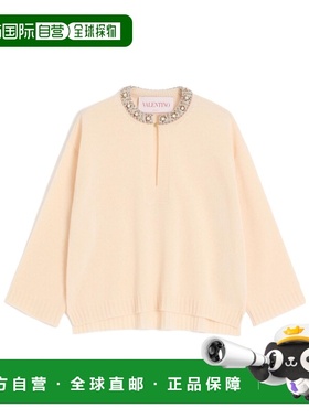 1h可退 香港直邮Valentino 刺绣羊毛毛衣 BKC63H968