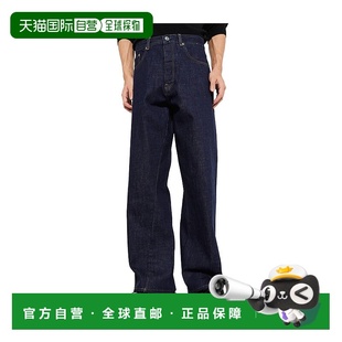 牛仔裤 直筒裤 5116736 腰带环牛仔长裤 香港直邮SUNFLOWER