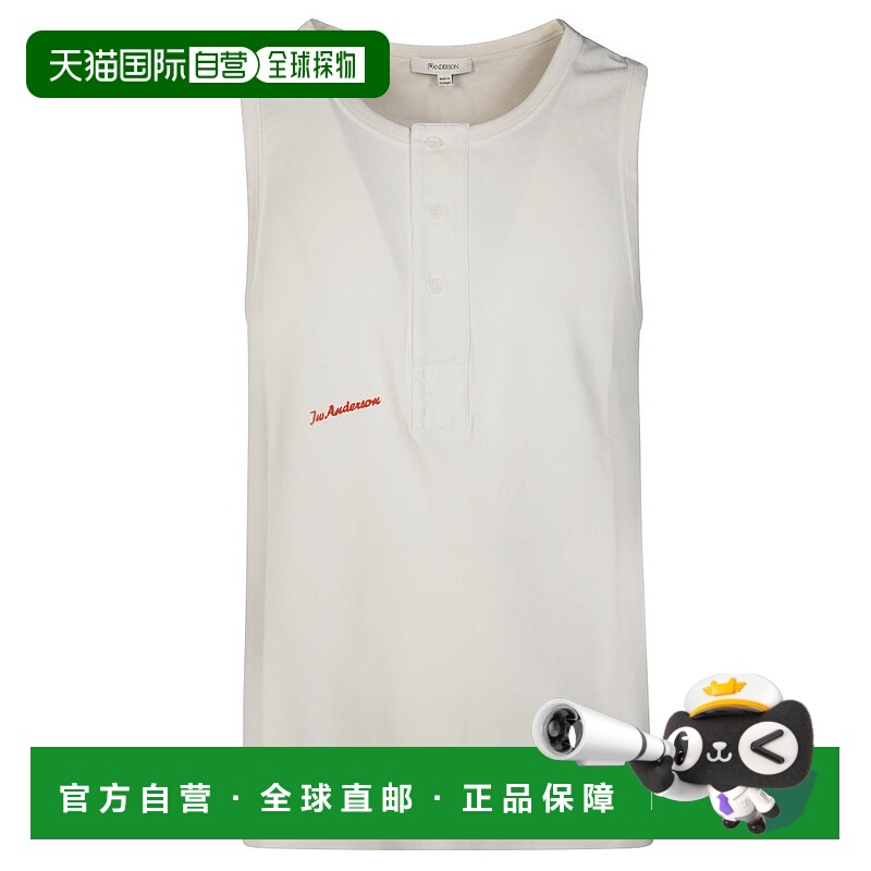 1h可退 香港直邮J.W. Anderson 男士 JW Anderson 標誌刺繡背心 J