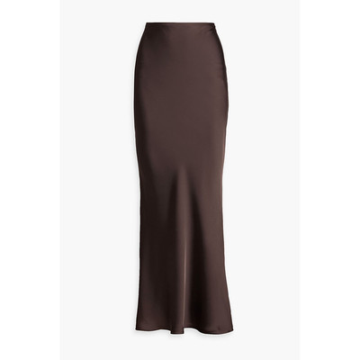 香港直邮NORMA KAMALI 诺玛 卡玛丽 女士 Obie 缎面长款半身裙 ST