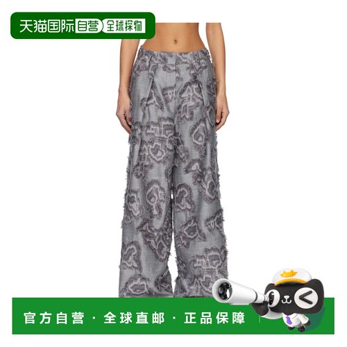香港直邮GANNI 女士休闲裤 W0401MOCKINGBIRD AW2【付后1h可退】
