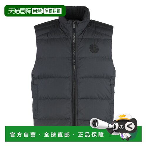 1h可退 香港直邮CANADA GOOSE 男士马甲 1925MB9061 CO 黑色 立领