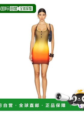 1h可退 香港直邮The Attico 女士 挂脖连衣裙 250WCA00406PAA096P