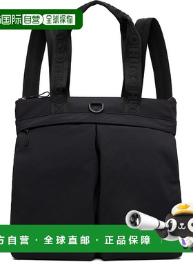 1h可退 香港直邮HUGO 雨果 男士 黑色 3D Logo Patch Tote-Style