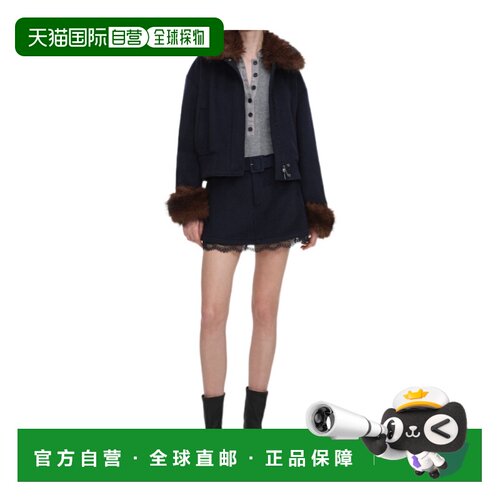Self-Portrait 毛皮饰边夹克 SC26121J 外套 【付后1h可退】