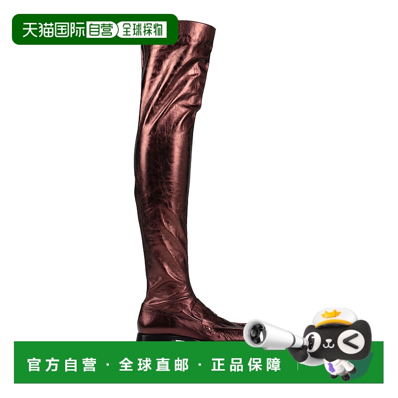 香港直邮Jil Sander 吉尔 桑达 女士 靴子 metal金属色 舒适时尚