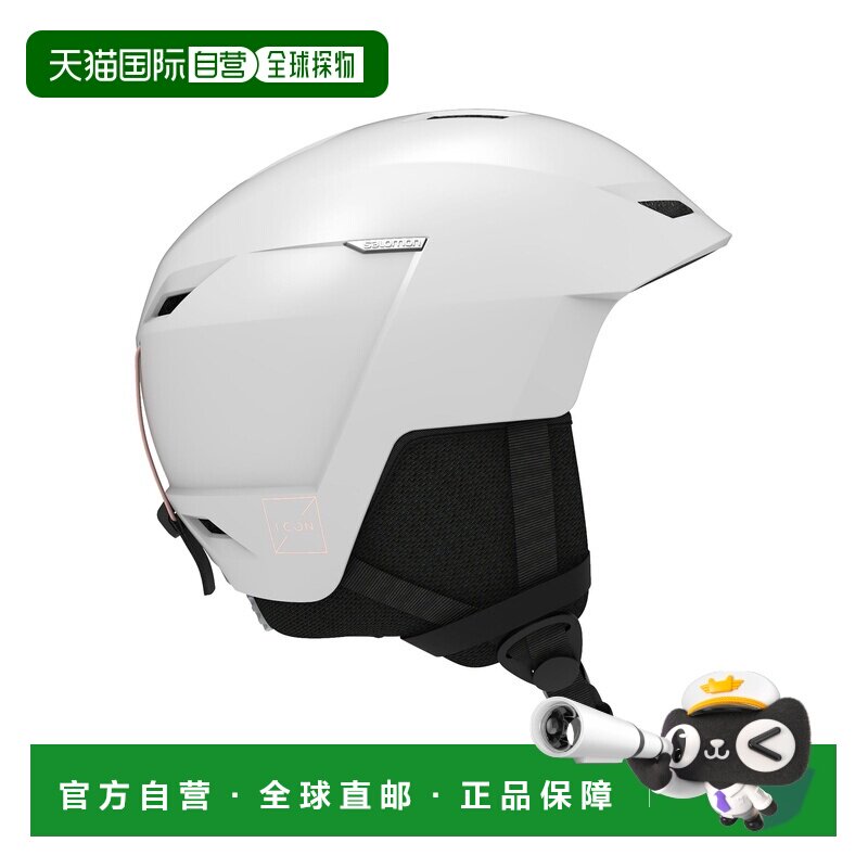 自营欧洲直邮Salomon Icon女士白色聚碳酸酯滑雪头盔