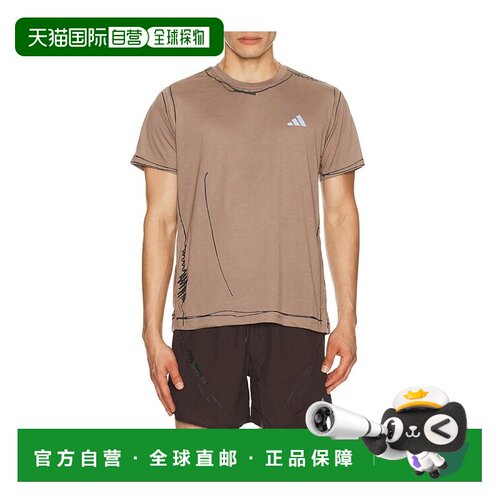 香港直邮Adidas 男士 Running T恤 KQ7839 舒适时尚