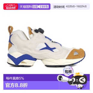 香港直邮锐步男士 Instapump Fury 95 粉笔白/蓝色运动鞋 GX9414
