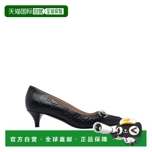 香港直邮GUCCI 女士高跟鞋 853320AAD4U1000BLACK SS2026 黑色