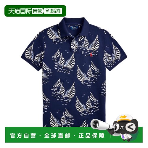 香港直邮polo ralph lauren 男士 修身帆船网眼 Polo 衫 26FW短袖