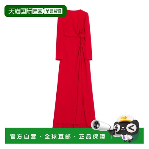 1h可退 香港直邮VALENTINO 女士连衣裙 BVDMY51MMR9M SS2026 红色