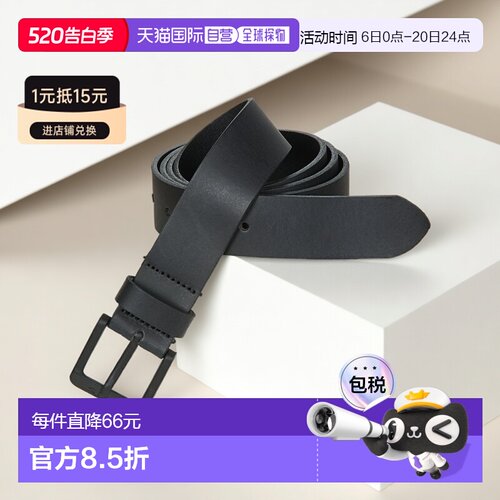 欧洲直邮Levi's 李维斯 FREE METAL 男士真皮皮带/腰带 226938-3-