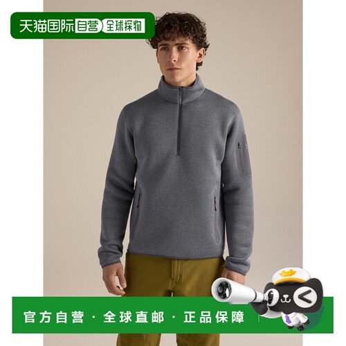 欧洲直邮Arc'teryx 始祖鸟Covert 1/2 男装 拉链衫颈部毛衣半拉链