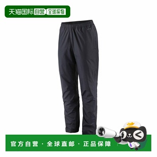 自营欧洲直邮Patagonia Torrentshell 3L女士黑色尼龙防水透气滑