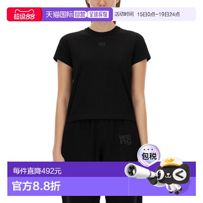 1h可退 香港直邮Alexander Wang 亚历山大 王T系列 女士 SHRUNK T