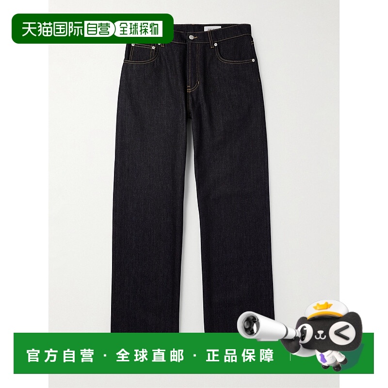 香港直邮mcqueen 亚历山大 麦昆 男士 阔腿牛仔裤 839142QYAAB