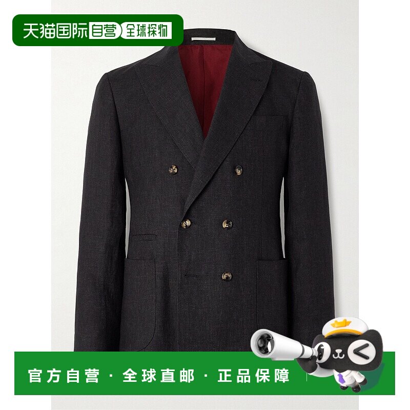 香港直邮1h可退 Brunello Cucinelli 布内罗 古奇拉利 男士 双排