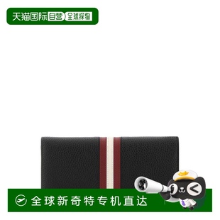 香港直邮Bally 男士 1h可退 巴利 black黑 双折钱包 MLL00QVT434