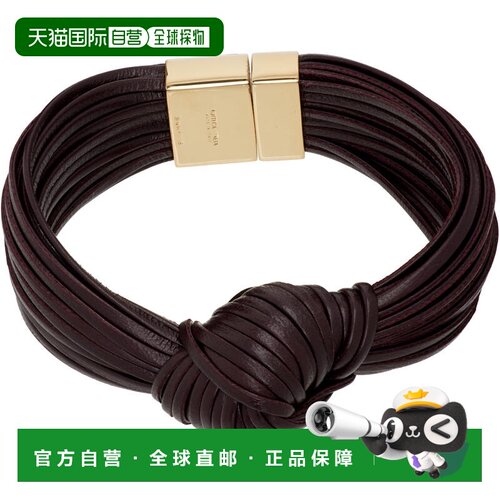 1h可退 香港直邮Bottega Veneta 葆蝶家 女士 Knot Leather 手环