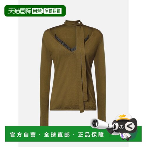 香港直邮PINKO 女士针织衫 107775A3O1V63 AW2026 绿色 PINKO SOF