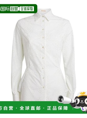 1h可退 香港直邮alaia 女士 镂空衬衫 AA9C0816CTL12 white白色