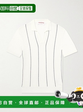 香港直邮1h可退 Orlebar Brown 男士 Horton 修身罗纹桑蚕丝有机P