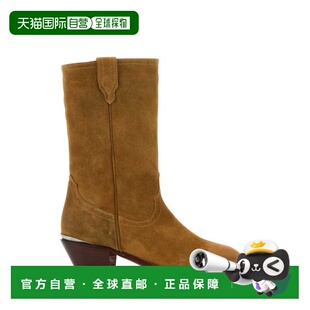 1h可退 香港直邮SONORA 女士 Durango 驼色绒面革短靴 DGH457CASU