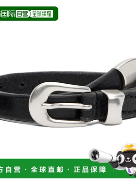 1h可退 香港直邮Our Legacy 男士 黑色 2 CM 腰带 A2208BBLA