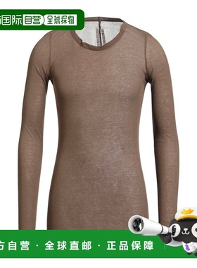 1h可退 香港直邮rick owens 瑞克 欧文斯 男士 T恤 green绿色 舒