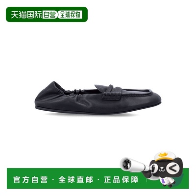 1h可退 香港直邮Miu Miu 缪缪 女士 RUCHES 纳巴革乐福鞋 5D341EF