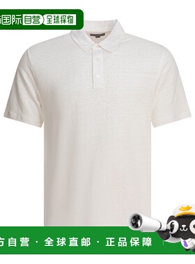 1h可退 香港直邮VINCE 男士 亚麻Polo衫 M92369595A137OWTWHITE
