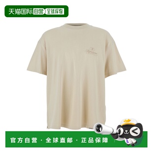香港直邮Represent Front 男士 白色圆领带L Lettering 1h可退