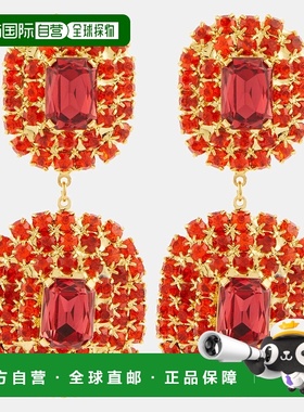 1h可退 香港直邮magda butrym 女士 精饰耳环 001336 orange橙色