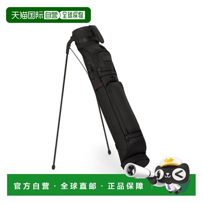 自营欧洲直邮Tumi途明 Alpha 3男士黑色尼龙拉链口袋高尔夫三脚架