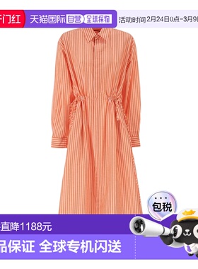 1h可退 香港直邮Polo Ralph Lauren 翻领中长衬衫裙 211A96364