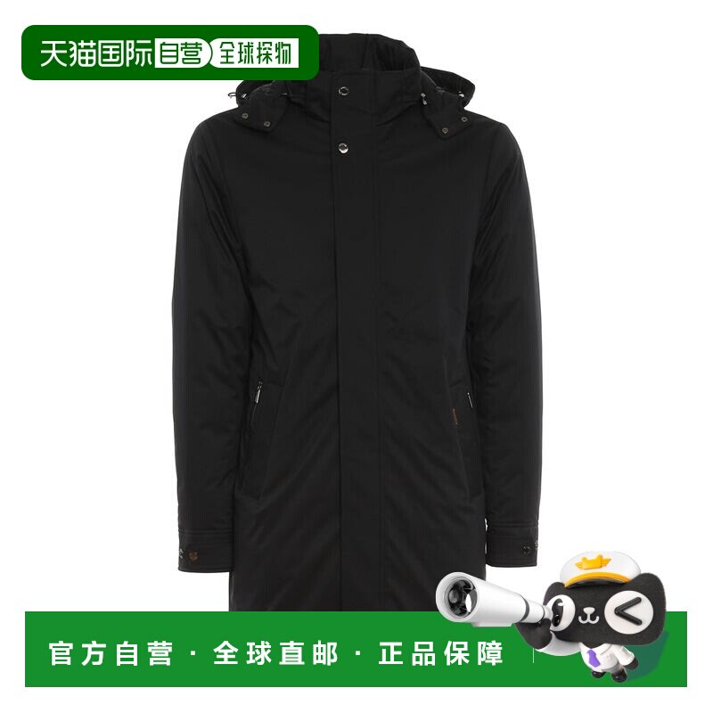 欧洲直邮MOORER 男士羽绒服 MOUCA100028U0402 AW2025 黑色 Vermo图片