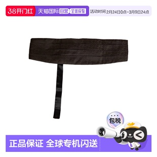 香港直邮zegna 杰尼亚 男士 布织皮带 brown棕色 舒适时尚