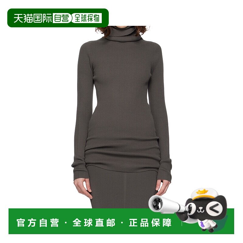 1h可退 香港直邮Rick Owens 长袖高领衫 RP02E4614RIBVI