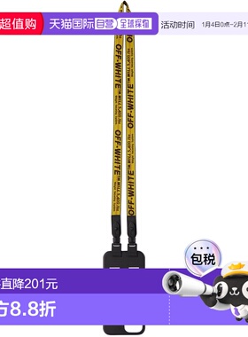 1h可退 香港直邮off-white 女士 黑色 & 黄色 Necklace iPhone 12