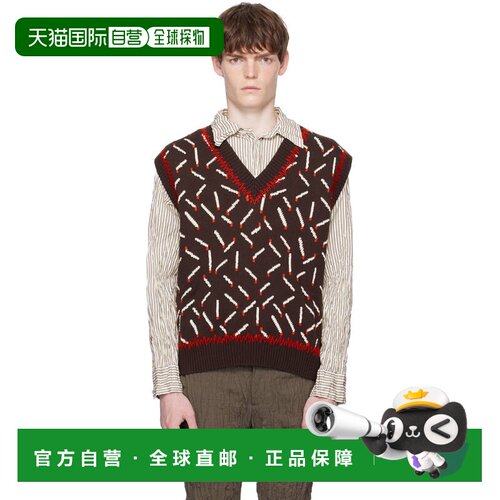 香港直邮Bottega Veneta 葆蝶家 男士 棕色 Cotton Jacquard Matc